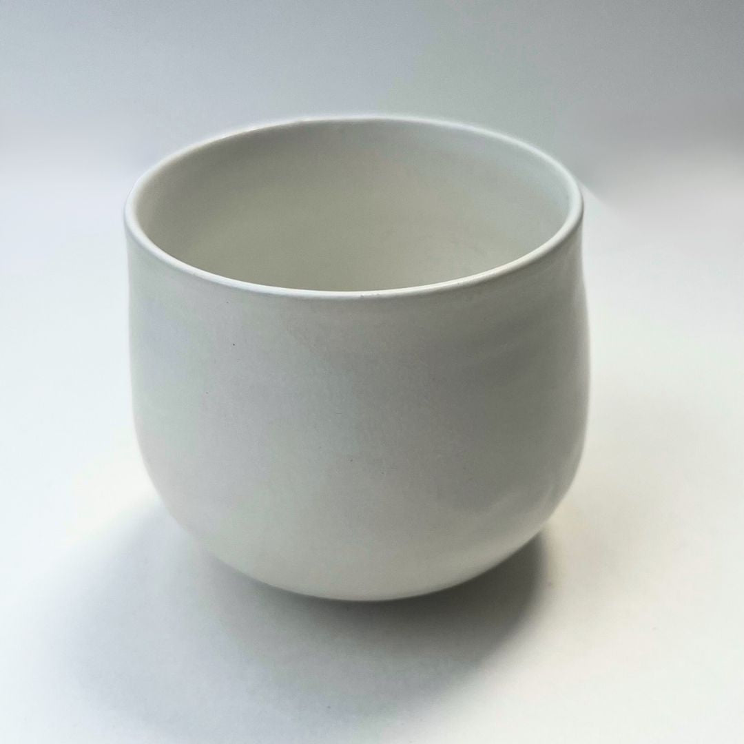 Gongfu Ceremonial Teacups (Iwasaki - lotus bud & seed pod on porcelain)
