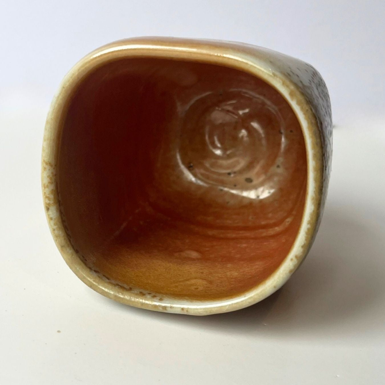 Square Yunomi, Wood-Fired (no. 2)