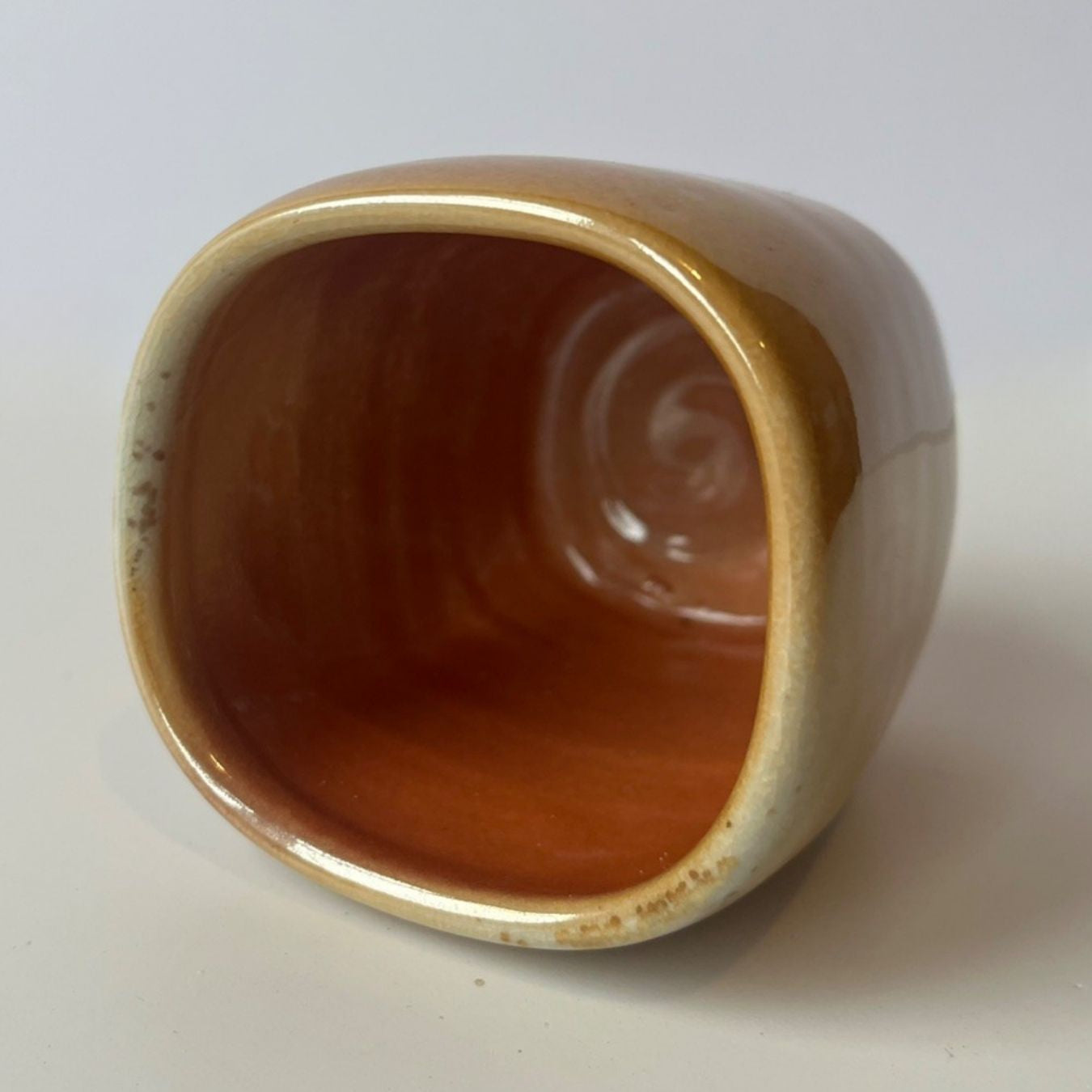 Square Yunomi, Wood-Fired (no. 4)