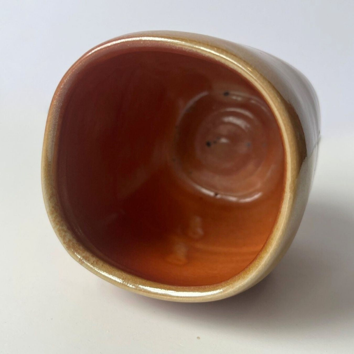 Square Yunomi, Wood-Fired (no. 8)