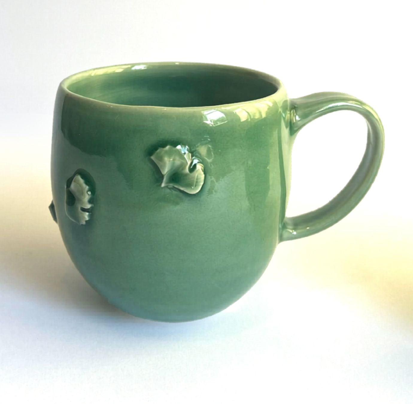 Ginkgo Celadon Mug