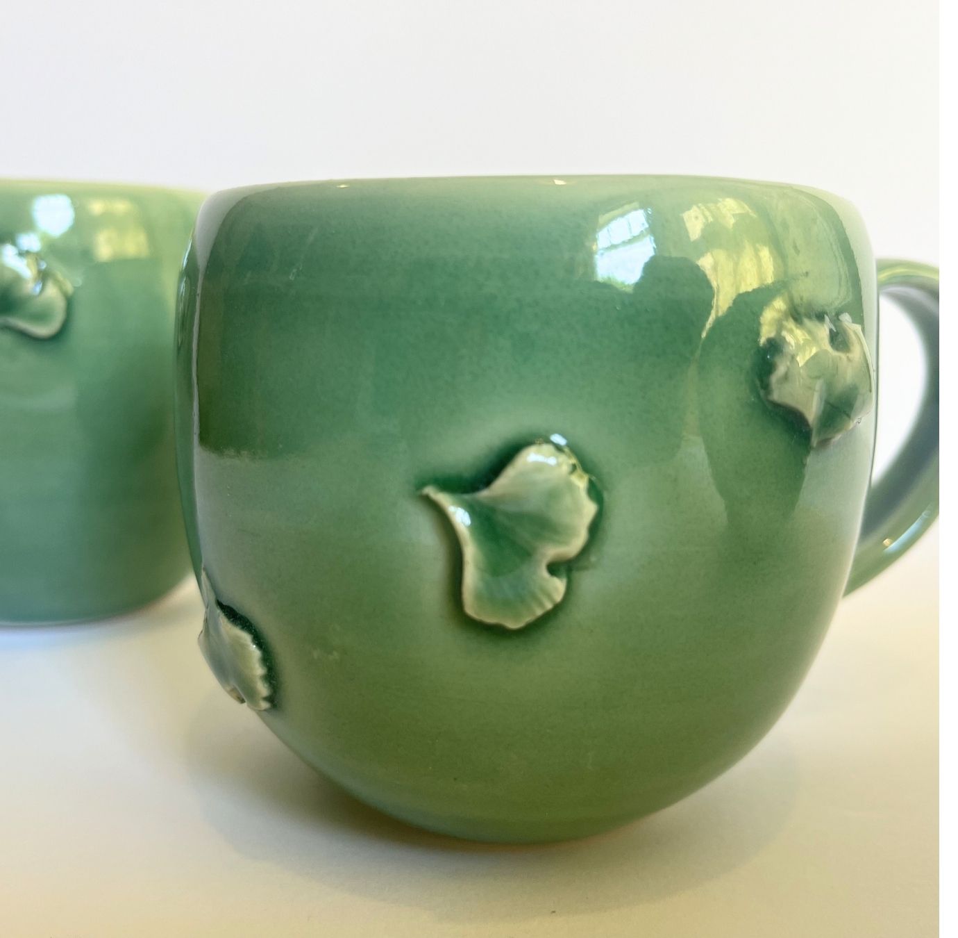 Ginkgo Celadon Mug