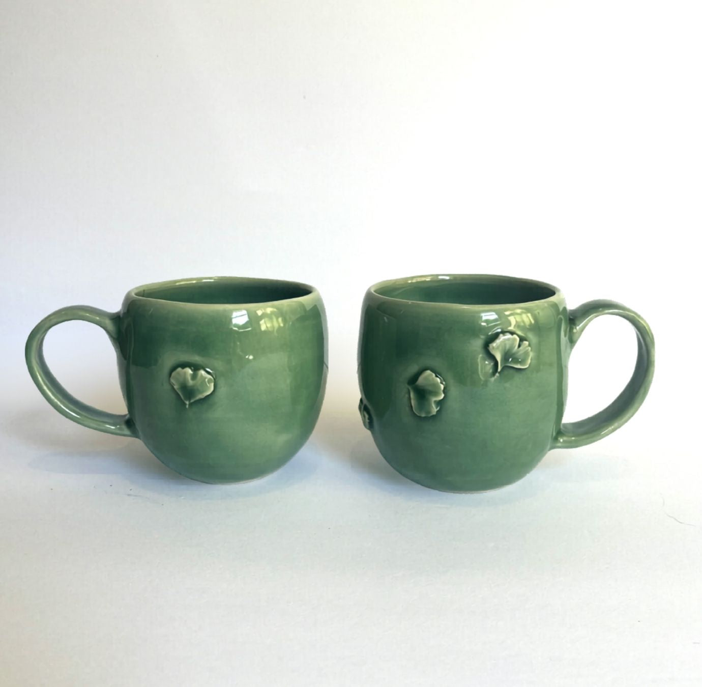 Ginkgo Celadon Mug
