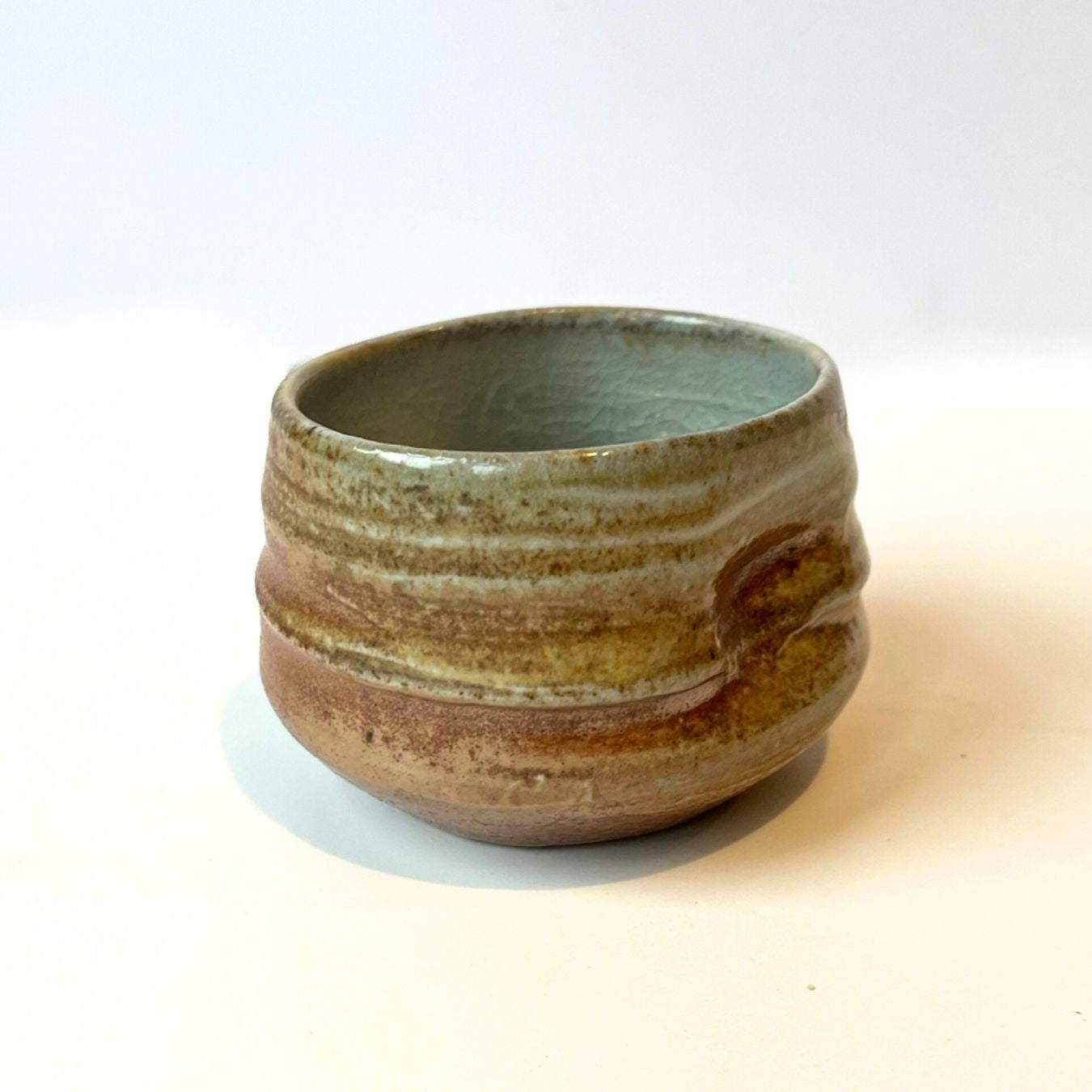 Natural Ash Wood-Fired Guinomi / Ceremonial Cup (no. 1)