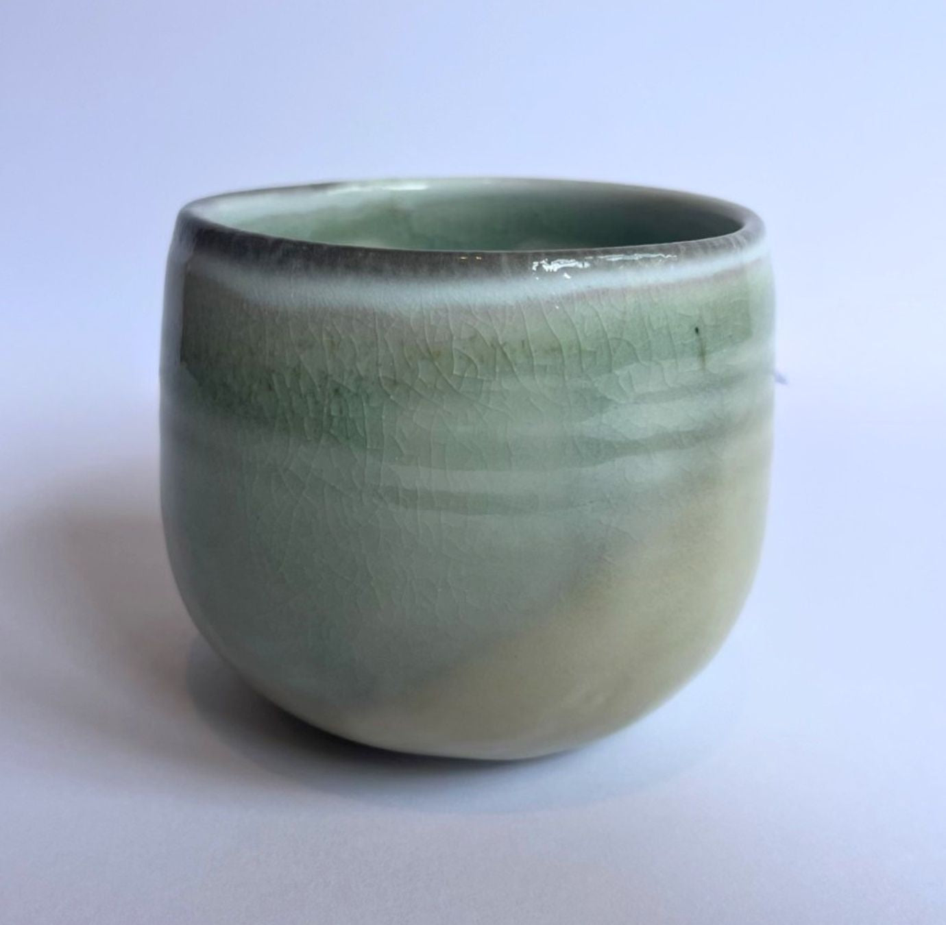 Soda-Fired Celadon Porcelain MUG (no. 2)