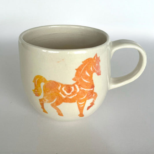 Fire Horse MUG - light (no.3)