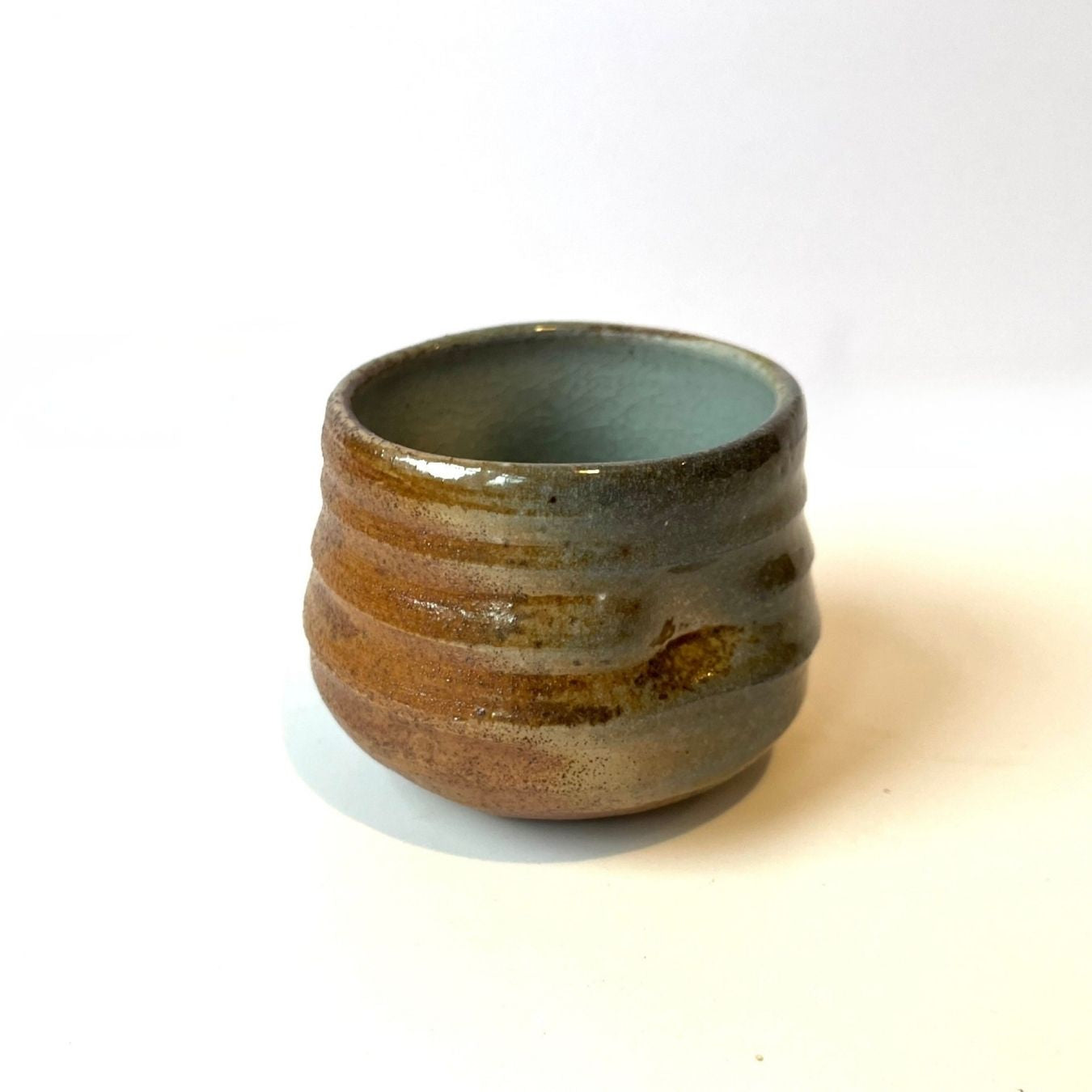 Natural Ash Wood-Fired Guinomi / Ceremonial Cup (no. 3)