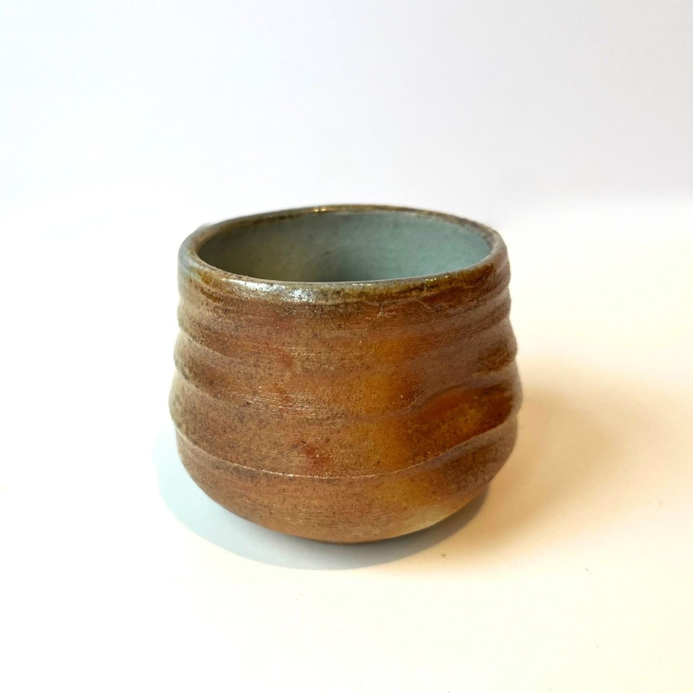 Natural Ash Wood-Fired Guinomi / Ceremonial Cup (no. 3)