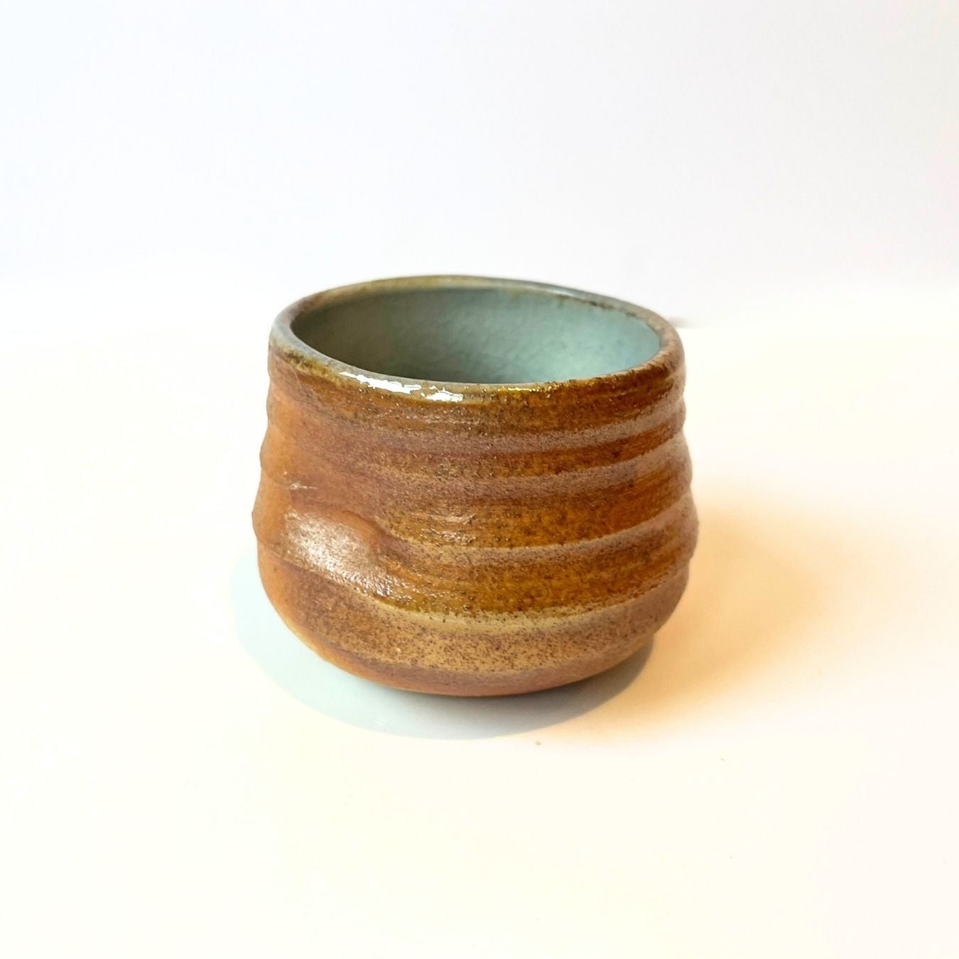 Natural Ash Wood-Fired Guinomi / Ceremonial Cup (no. 3)