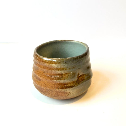 Natural Ash Wood-Fired Guinomi / Ceremonial Cup (no. 3)