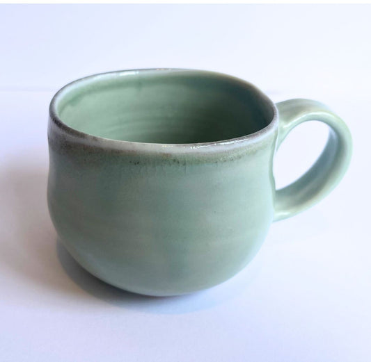 Soda-Fired Celadon Porcelain MUG (no. 4)