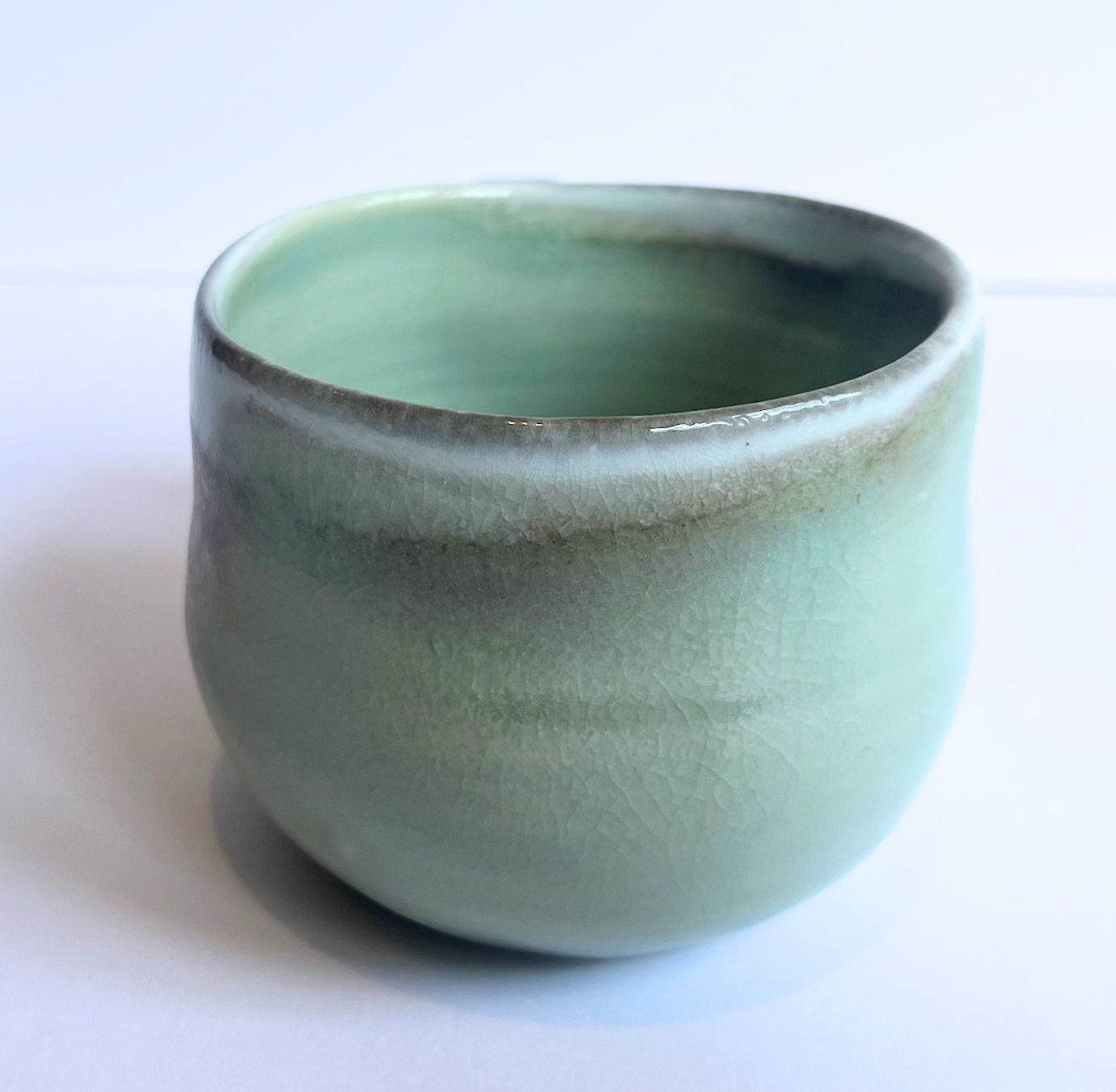 Soda-Fired Celadon Porcelain MUG (no. 4)