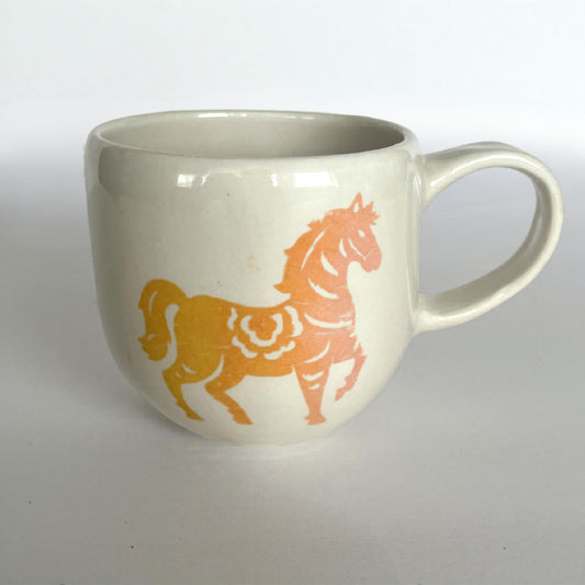 Fire Horse MUG - light (no.4)