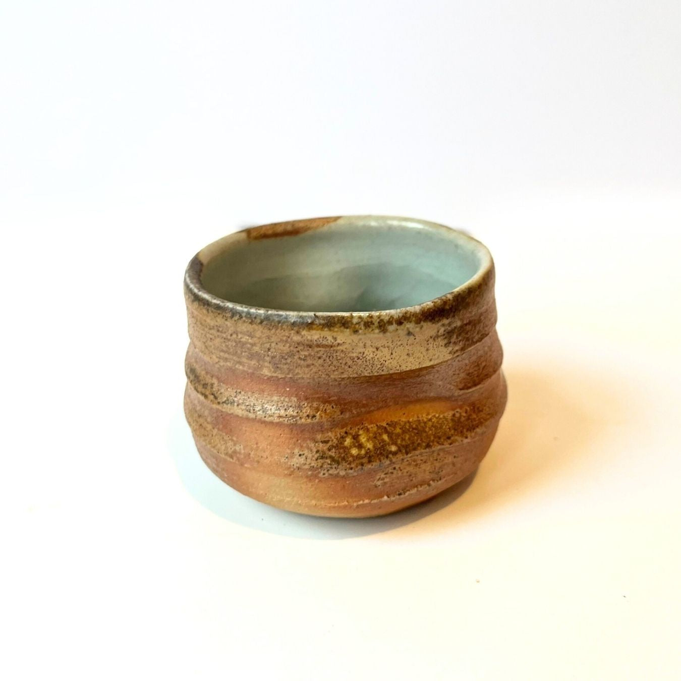 Natural Ash Wood-Fired Guinomi / Ceremonial Cup (no. 4)