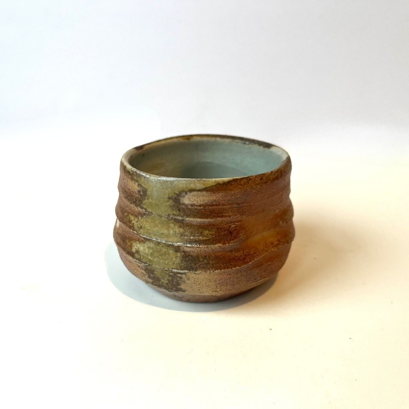 Natural Ash Wood-Fired Guinomi / Ceremonial Cup (no. 4)