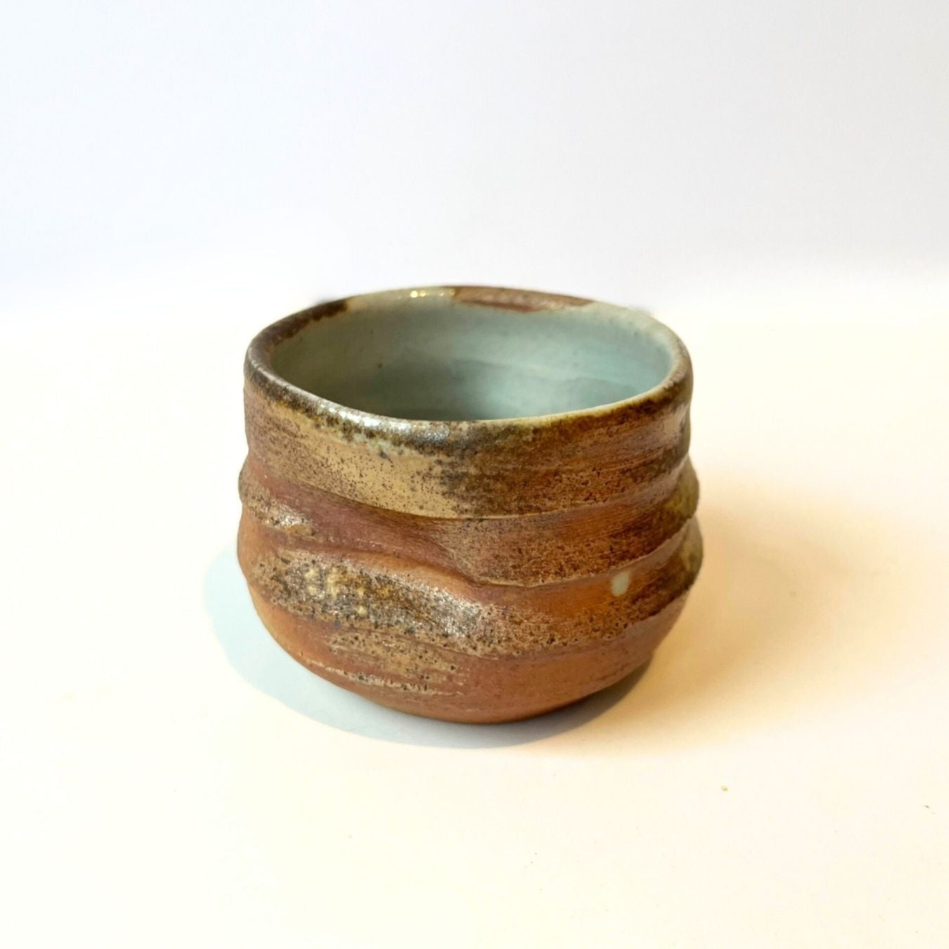 Natural Ash Wood-Fired Guinomi / Ceremonial Cup (no. 4)