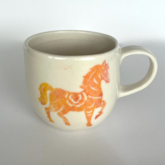 Fire Horse MUG - light (no.5)