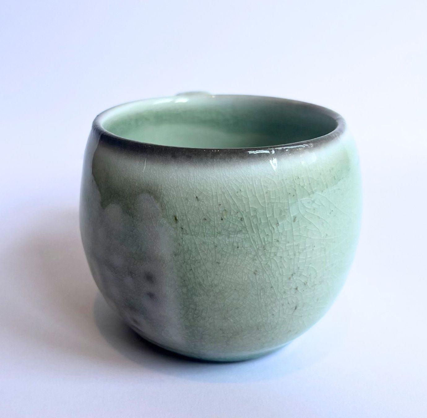 Soda-Fired Celadon Porcelain MUG (no. 5)