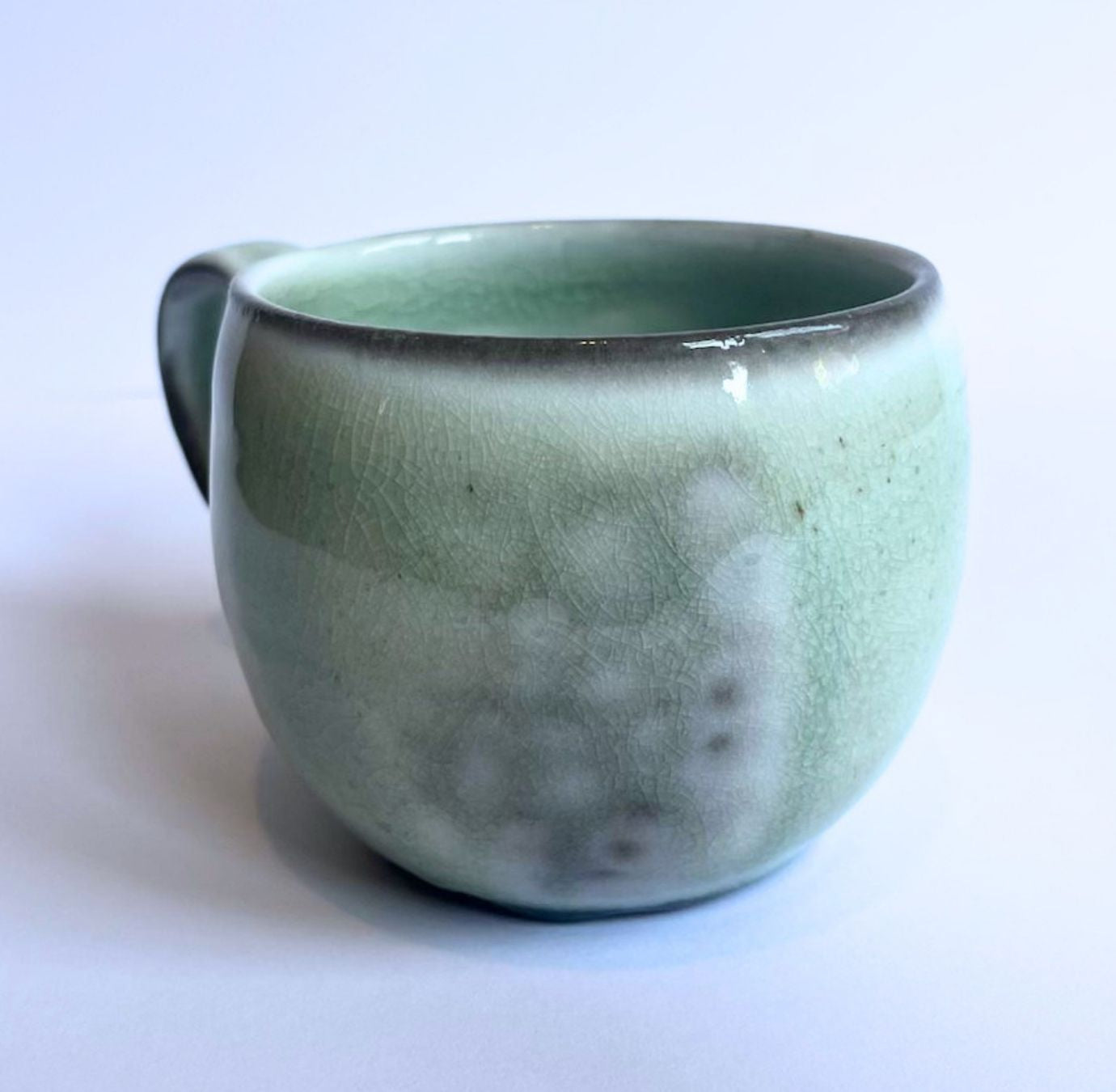 Soda-Fired Celadon Porcelain MUG (no. 5)