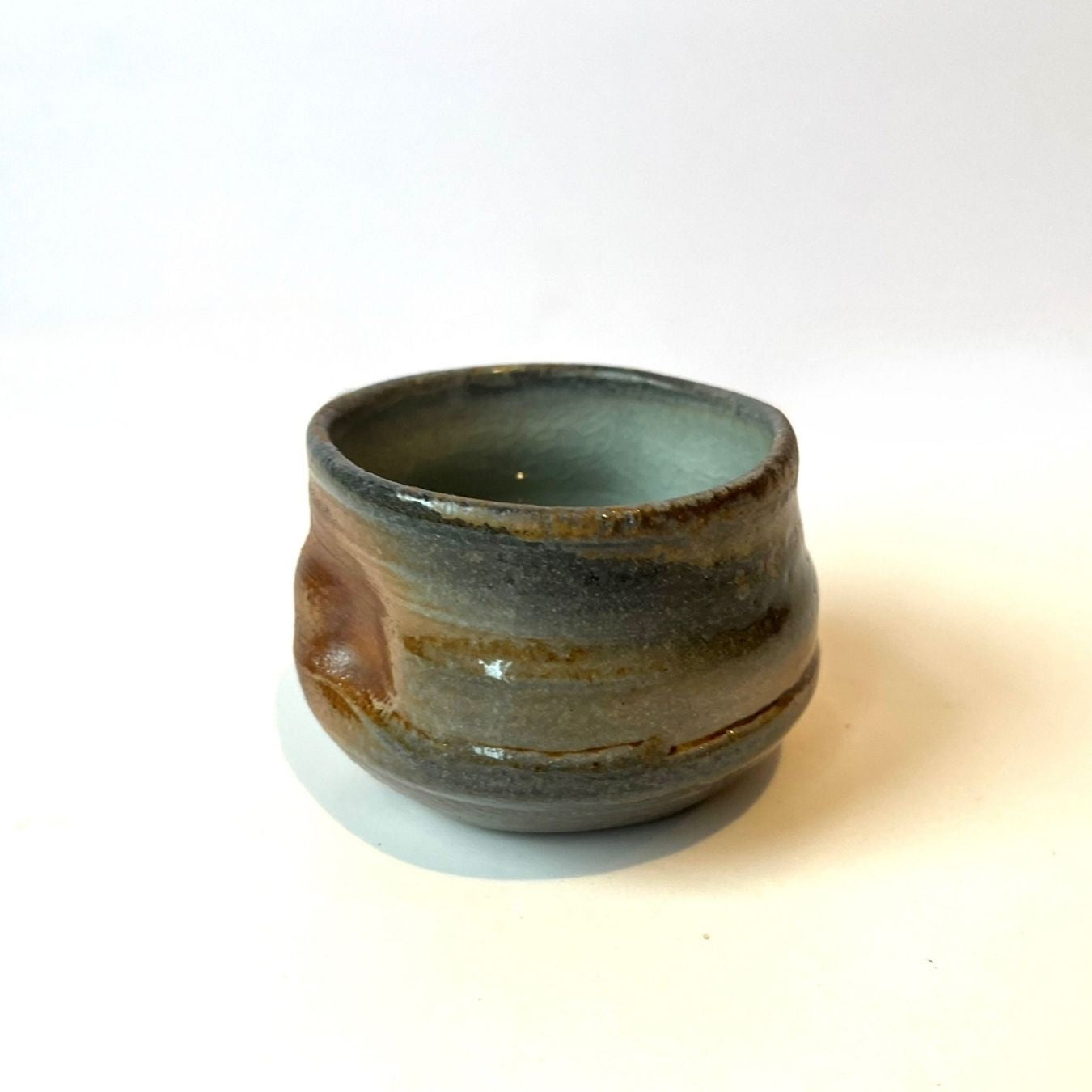 Natural Ash Wood-Fired Guinomi / Ceremonial Cup (no. 5)