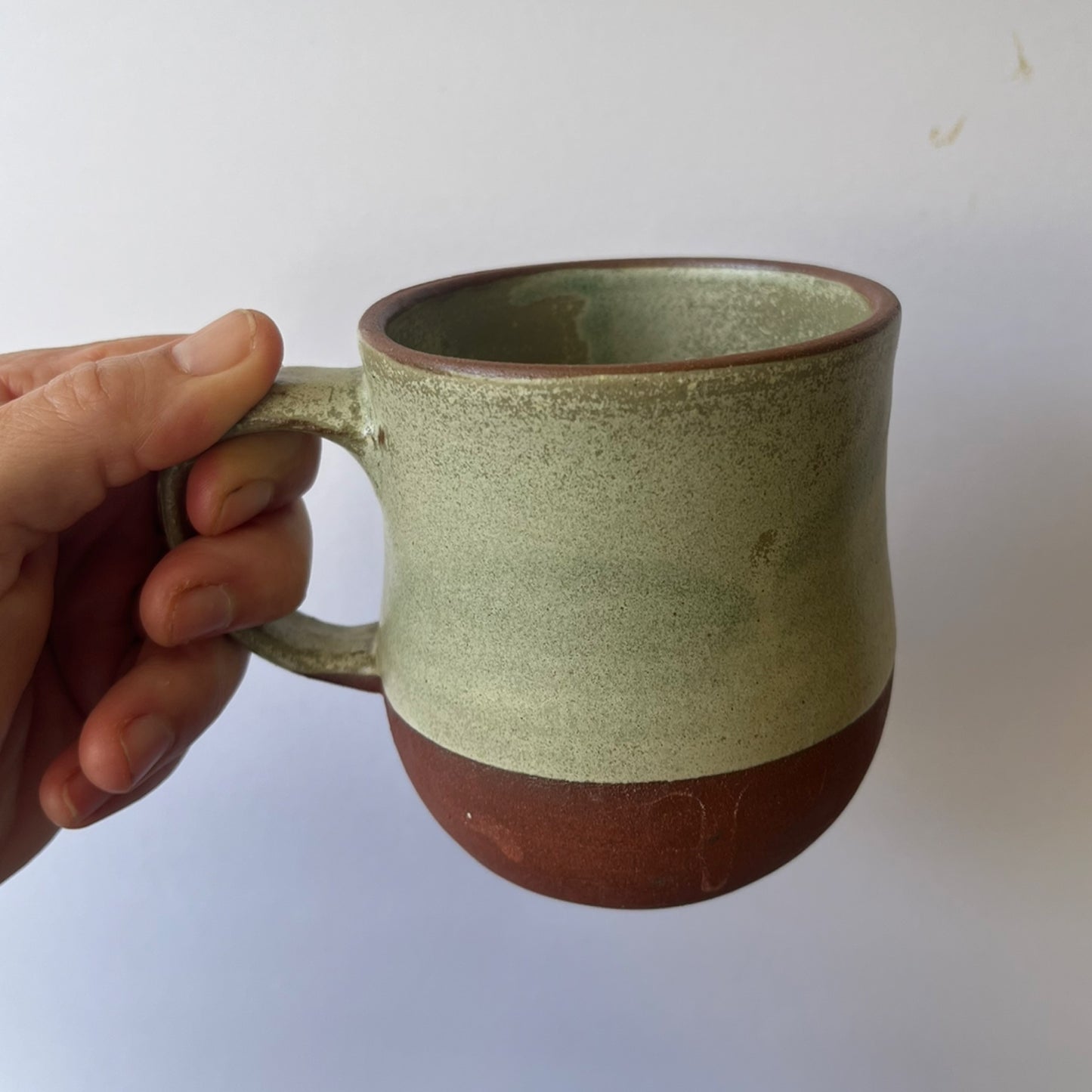 Mugs - Moss Green on Red Earth (Everyday Tableware)