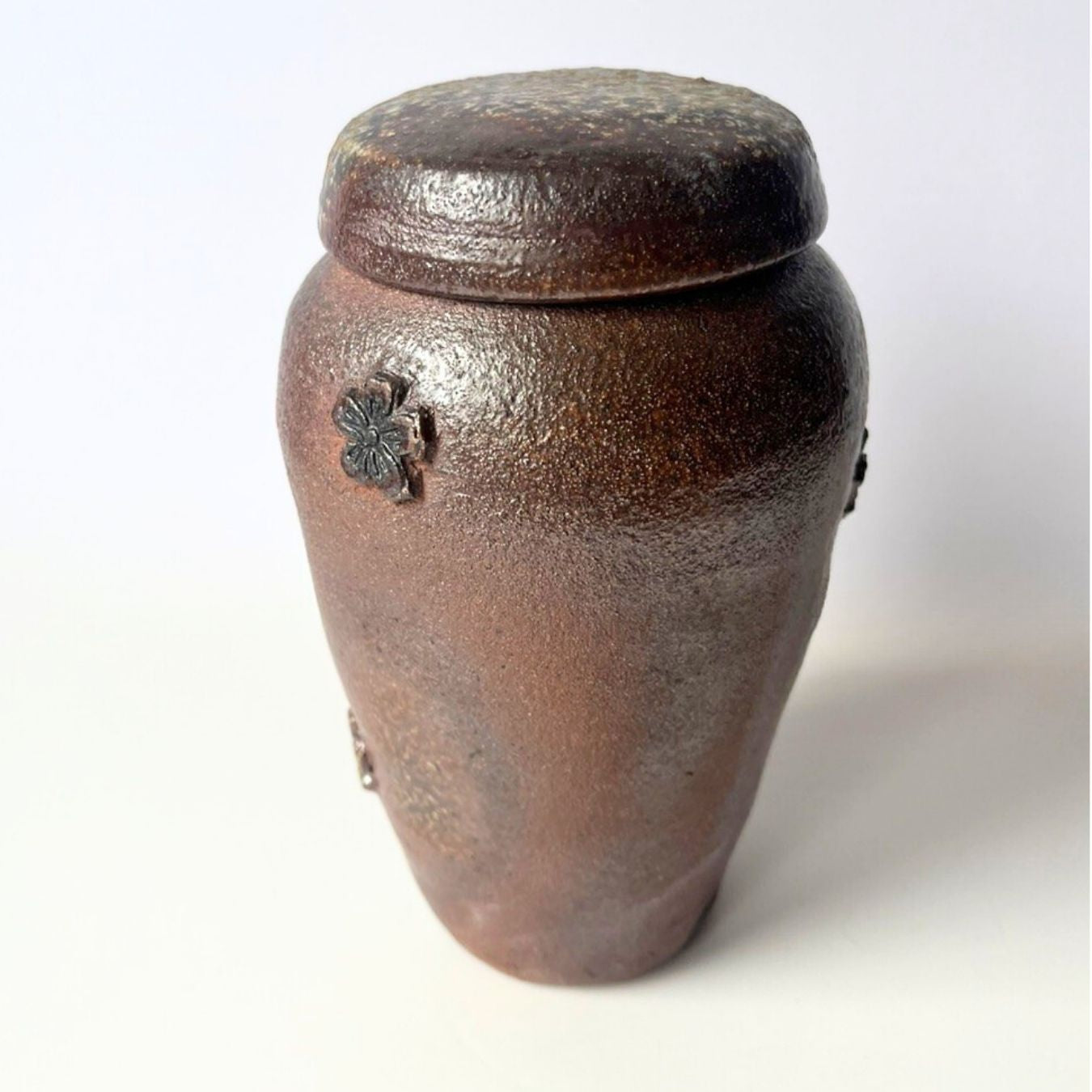 Wood Fired GINGER JAR (natural ash glaze)