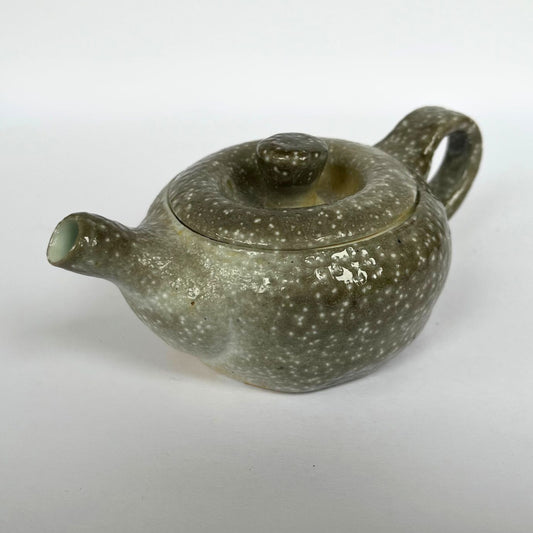 SPECKLED TEAPOT, soda-fired porcelain
