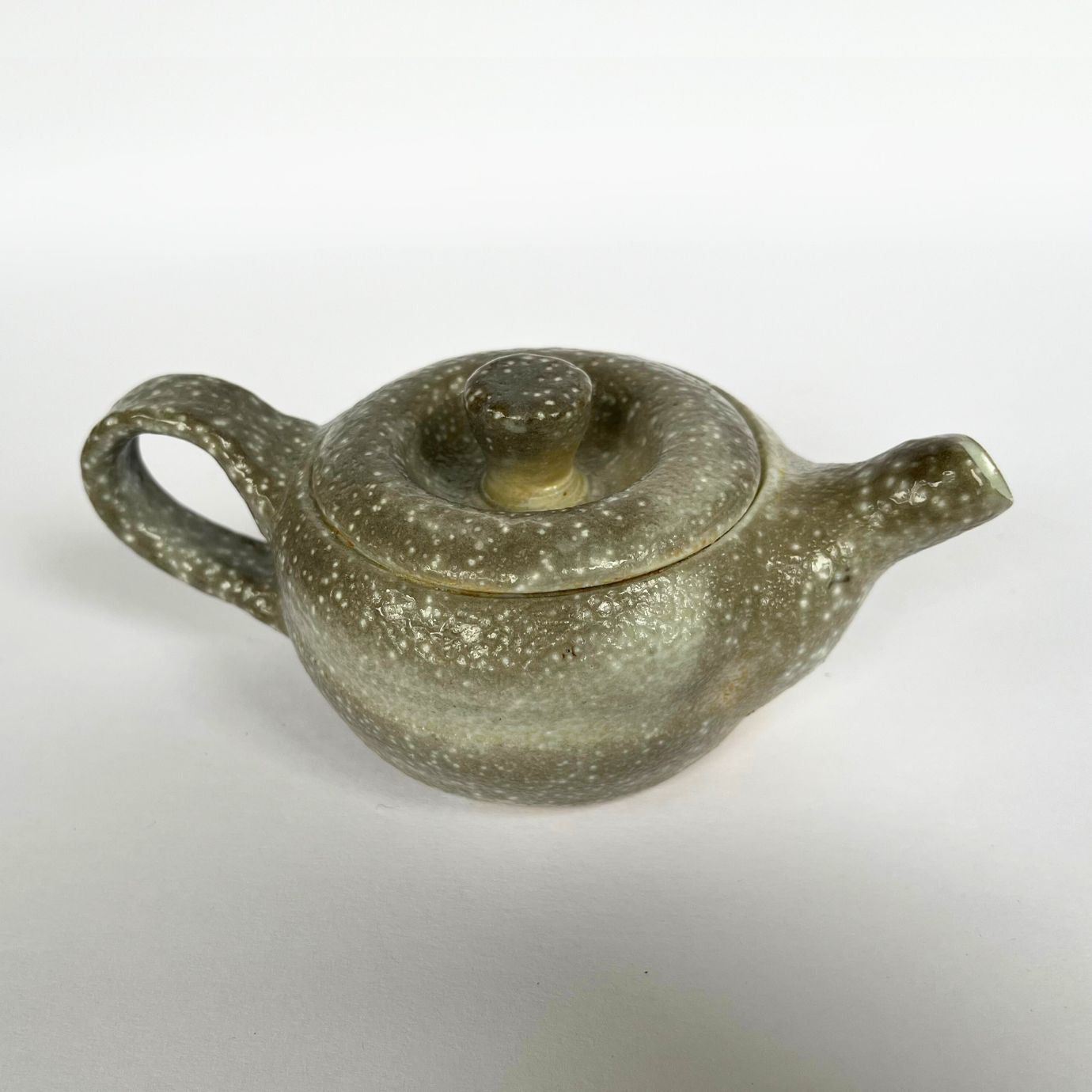 SPECKLED TEAPOT, soda-fired porcelain