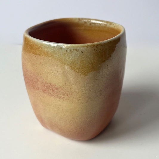 Square Yunomi, Wood-Fired (no. 10)