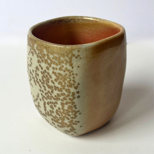 Square Yunomi, Wood-Fired (no. 2)