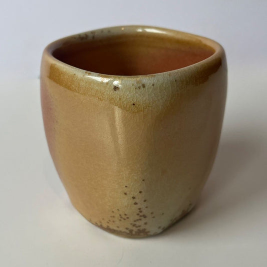 Square Yunomi, Wood-Fired (no. 4)