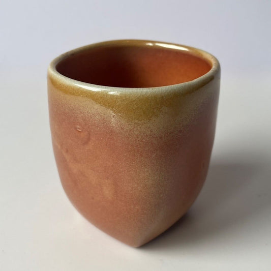 Square Yunomi, Wood-Fired (no. 7)