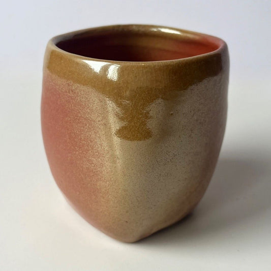 Square Yunomi, Wood-Fired (no. 8)