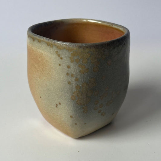 Square Yunomi, Wood-Fired (no. 9)